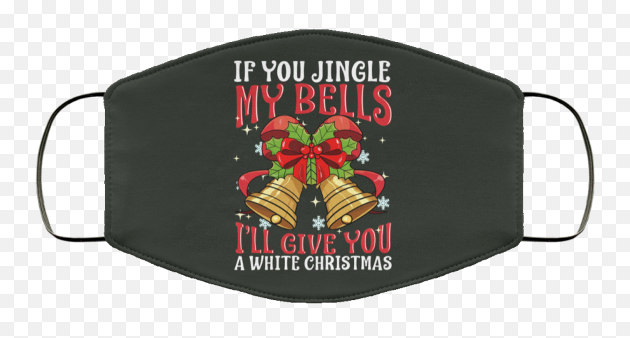 Jingle Bells - The Dudeu0027s Threads Miller High Life Face Mask Png,Christmas Bells Transparent