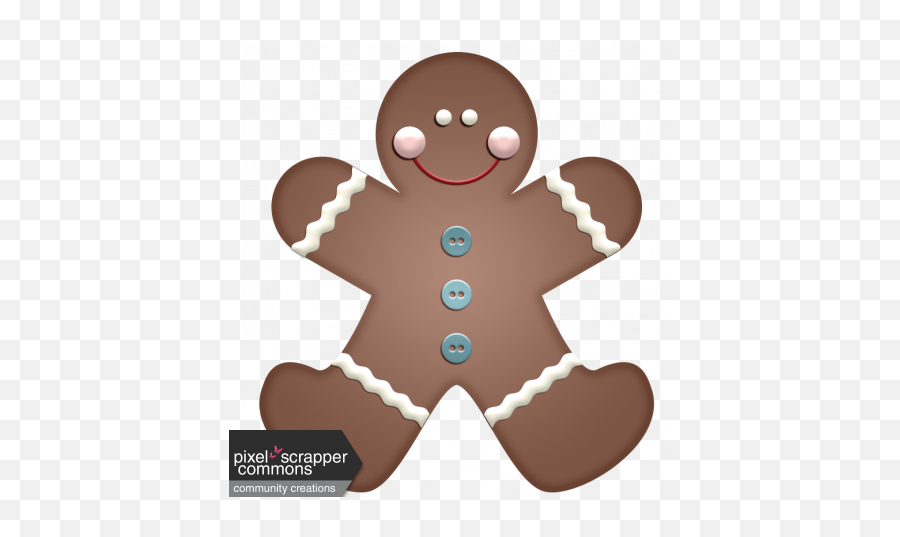 Home For The Holidays - Gingerbread Man Element Graphic By Gingerbread Png,Gingerbread Man Png