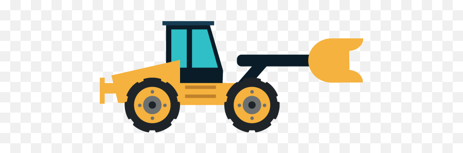 Bulldozer Icon Myiconfinder - Clip Art Png,Bulldozer Png