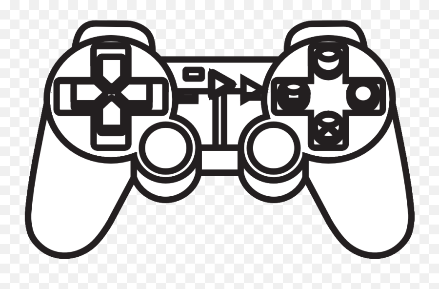 Playstation Logo White Png Ps 3 Console - Black And White Image Of Playstation 4 Controller To Color,Ps Logo Png