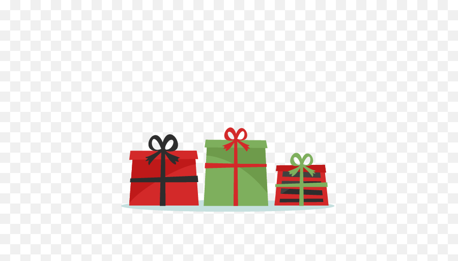 Download Hd Christmas Presents Svg Scrapbook Cut File Cute - Christmas Presents Clipart Cute Png,Christmas Present Png