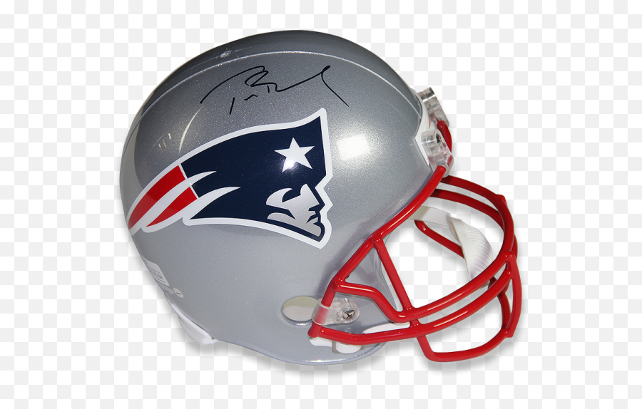 New England Patriots Helmet Png - Randy Moss Signed Patriots Helmet,New England Patriots Png