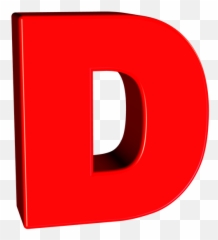 Alphabet Letter Character - Lettre 3d Png,D Png