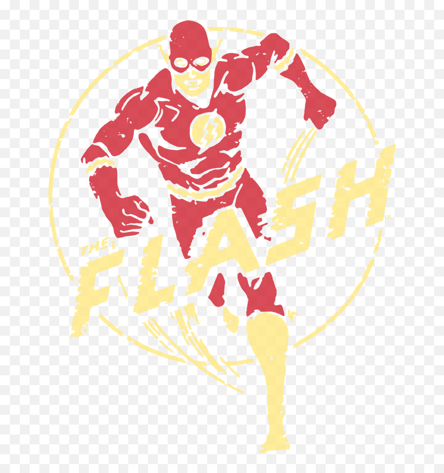 The Flash Comics Menu0027s Ringer T - Shirt The Flash Illustration Png,The Flash Logo Png