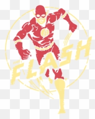 The Flash Comics Menu0027s Ringer T - Shirt The Flash Illustration Png,The Flash Logo Png