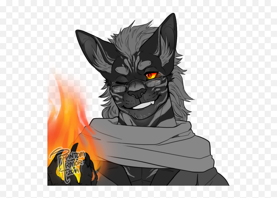 Vrel The Warlock By Ascende - Fur Affinity Dot Net Tabaxi Warlock Png,Warlock Png