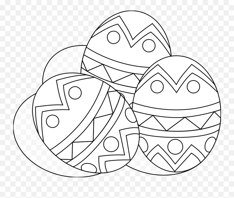 Download Egg Clipart Black And White Eggs Easteregg - Easter Egg Clipart Black And White Png,Easter Eggs Transparent Background