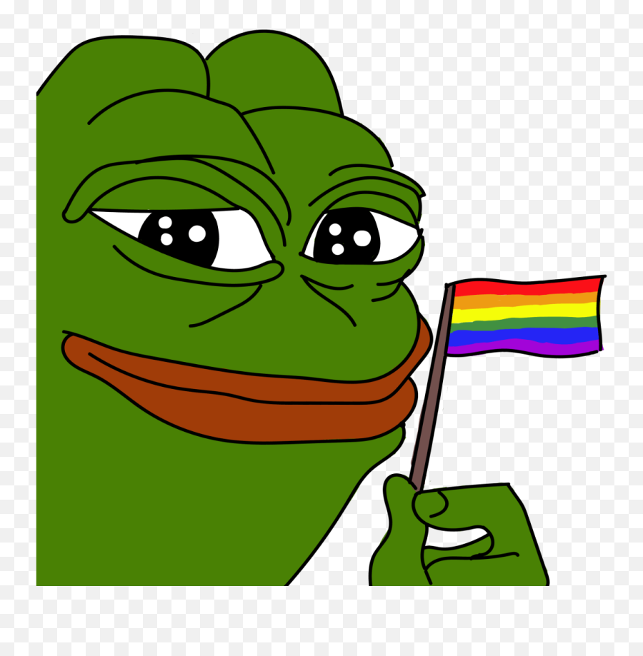 Pepe Pride Transparent Png - Pepe The Frog Lgbt,Meme Pngs