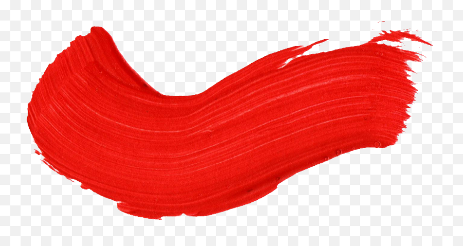Red Paint Brush Stroke Png Image - Red Brush Stroke Transparent,Red Paint Png
