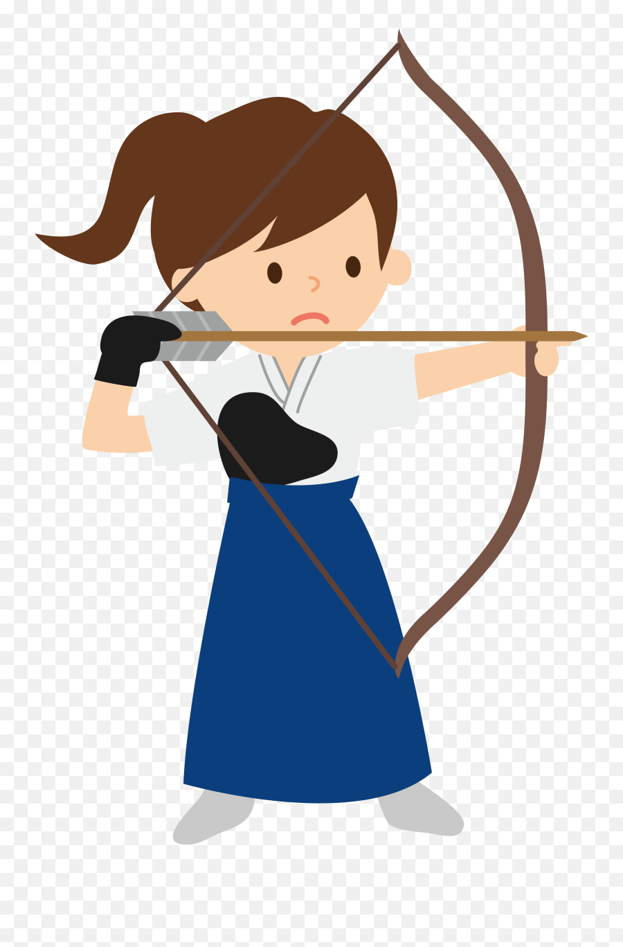 Skyrim Dwarven Crossbow - Kyudo Clipart Png Download Archer Clipart,Crossbow Png