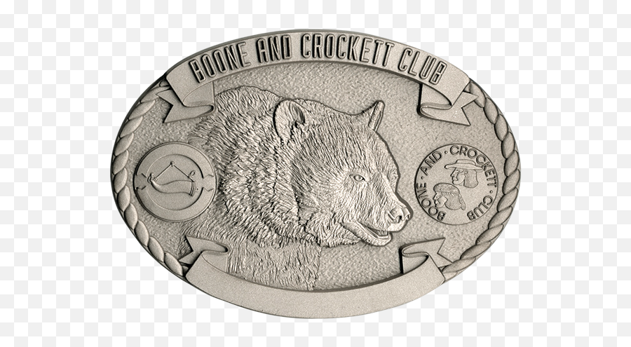 Trophy Recognition Belt Buckles Boone And Crockett Club - Coin Png,Buckle Png