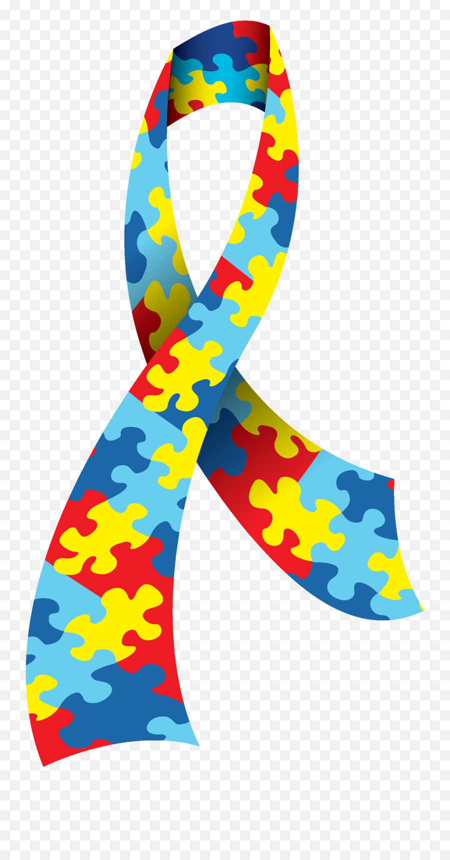 Autism Awareness Ribbon Vector - Transparent Background Autism Ribbon Png,Autism Awareness Png