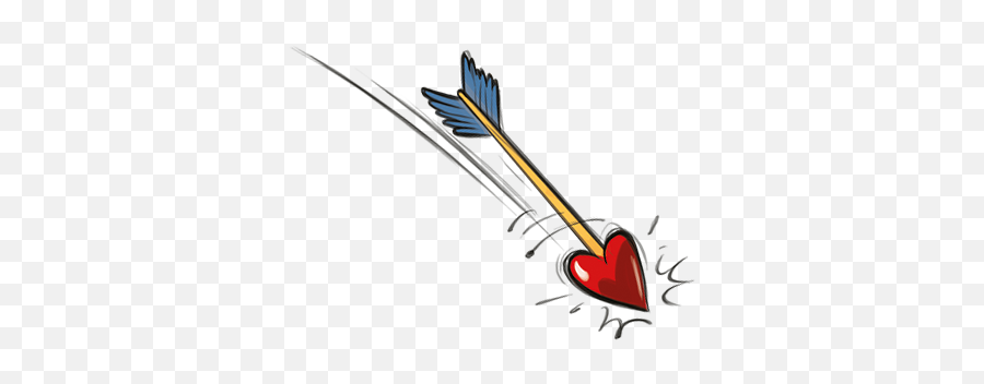 Heartarrowpng 400300 Heart With Arrow Clip Art Golf - Bow,Heart With Arrow Png
