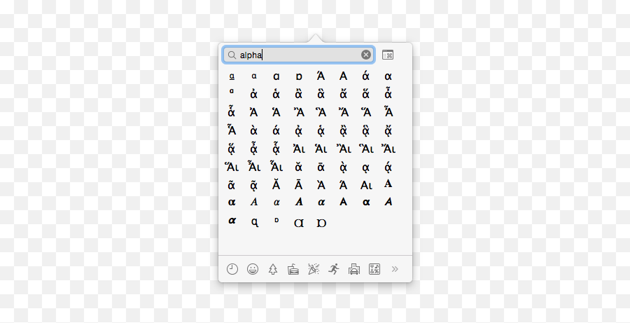On Mac S Types Ss - Alpha Symbol Mac Png,Alpha Icon