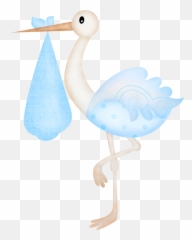 Download Standing Stork Baby Shower Babies Clipart - Girl Baby Shower Clip Art Png,It's A Girl Png