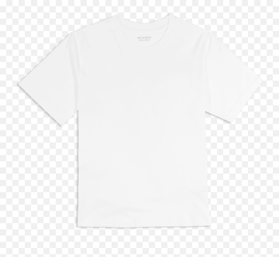 White Unisex Pure Cotton T - White T Shirt Unisex Png,White T Shirt Transparent
