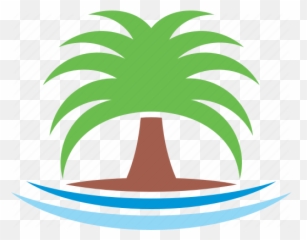 Beach Logo Palm Sea Summer Tree Icon - Pineapple png