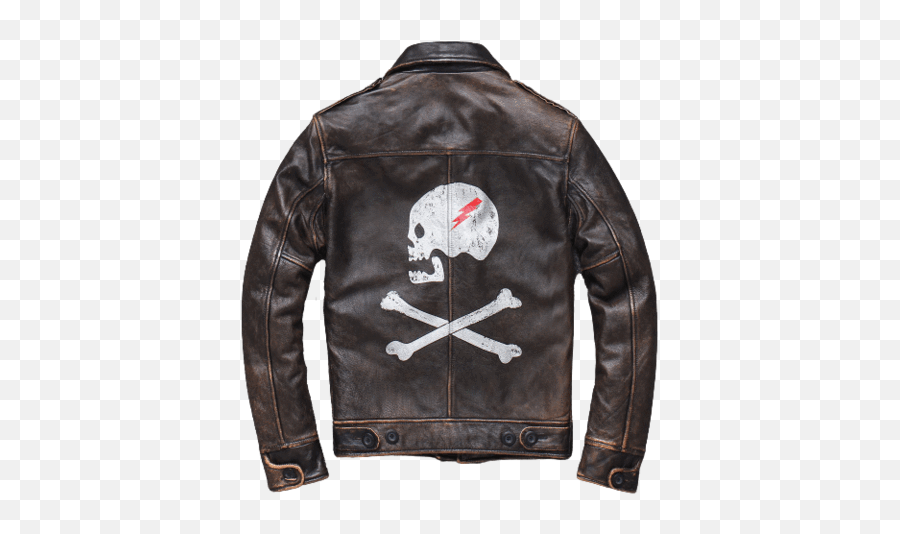 Skull Leather Jacket - Long Sleeve Png,Icon Leather Motorcycle Jacket