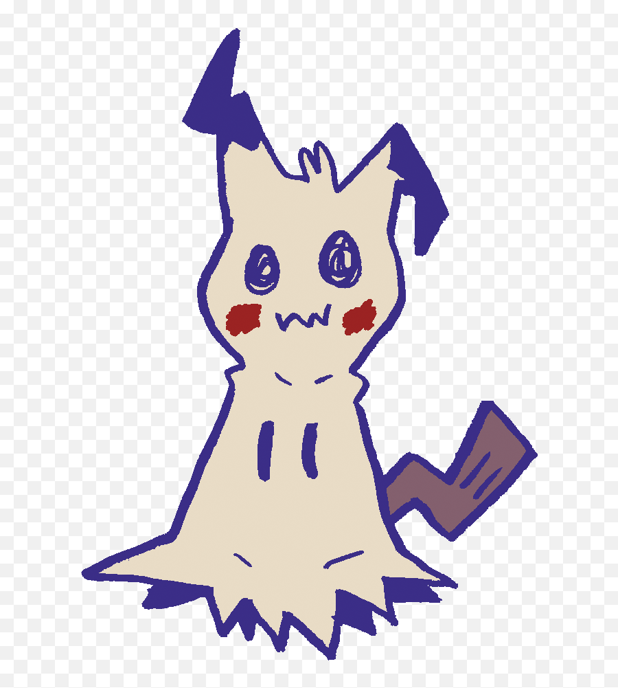 Download Vinyl Mimikyu Stickers - Clip Art Png,Mimikyu Png