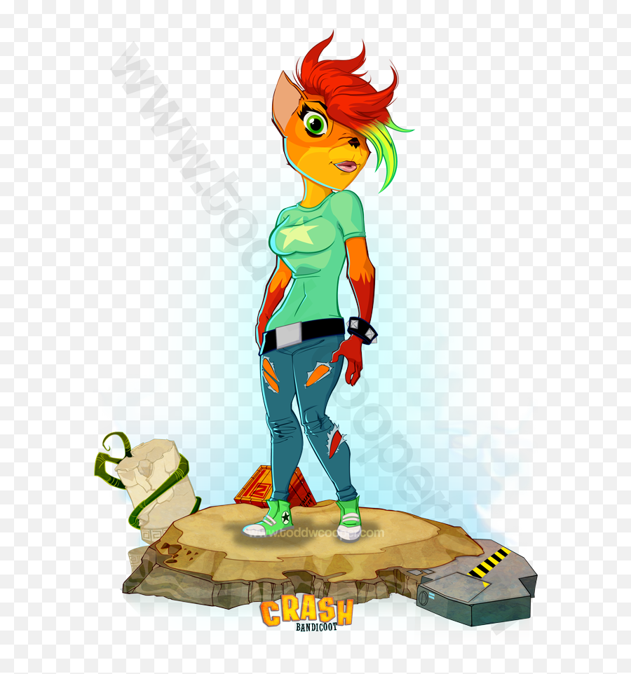 Crash Bandicoot - Ripper Roo Crash Bandicoot Mobile Png,Jak And Daxter Icon