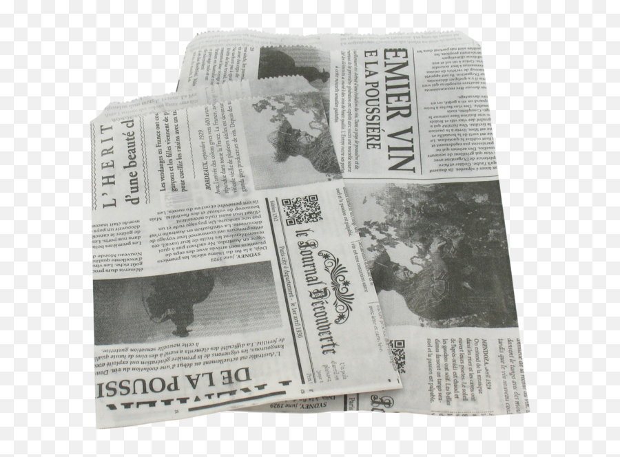 1000 Pieces Of Paper Bags French Newspaper - Journal Papier Png,Newspaper Png