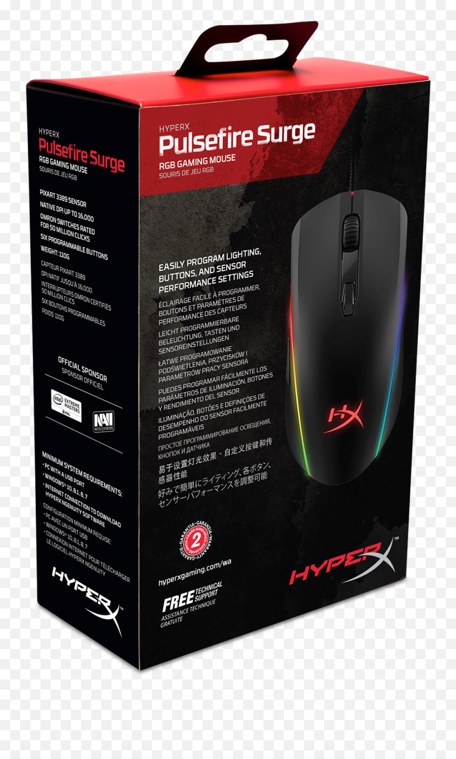 Buy Kingston Hyperx Pulsefire Surge Rgb Gaming Mouse - Hyperx Pulsefire Surge Rgb Gaming Mouse Png,Pulsefire Icon