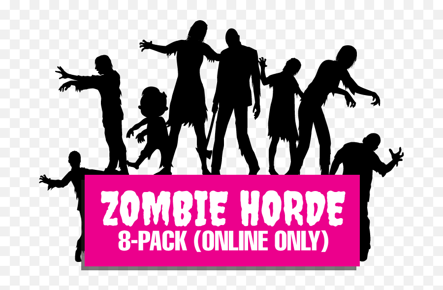 15 Zombie Horde Png For Free Download - Zombie Horde Transparent Background Zombie Silhouette,Horde Png