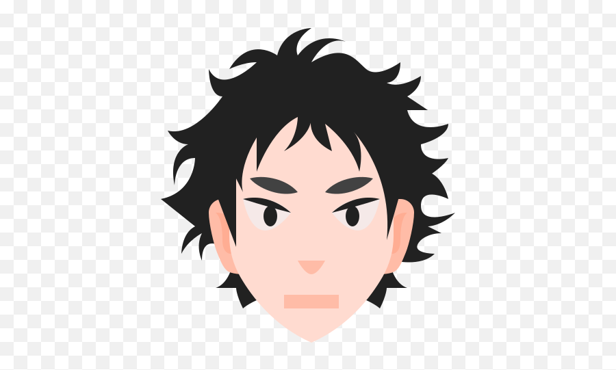 Keiji Akaashi Icon In Color Style - Hair Design Png,Hairstyle Icon