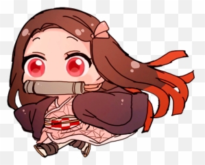 Nezuko Kamado Fleece Blanket - Kimetsu No Yaiba Chibi png