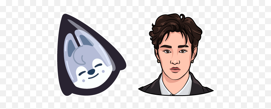 Stray Kids Bang Chan And Wolf Cursor U2013 Custom - Cursor Stray Kids Png,Kpop Icon Pack