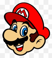 Super Mario Logo History Meaning Symbol Png - Face