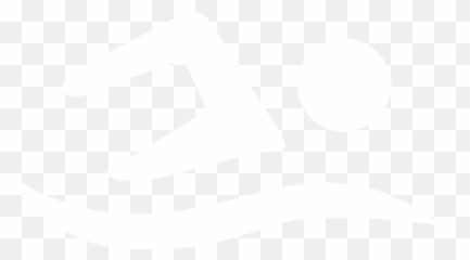 White Swimming Icon - Swimming Black And White Icon Png,Swimming Png