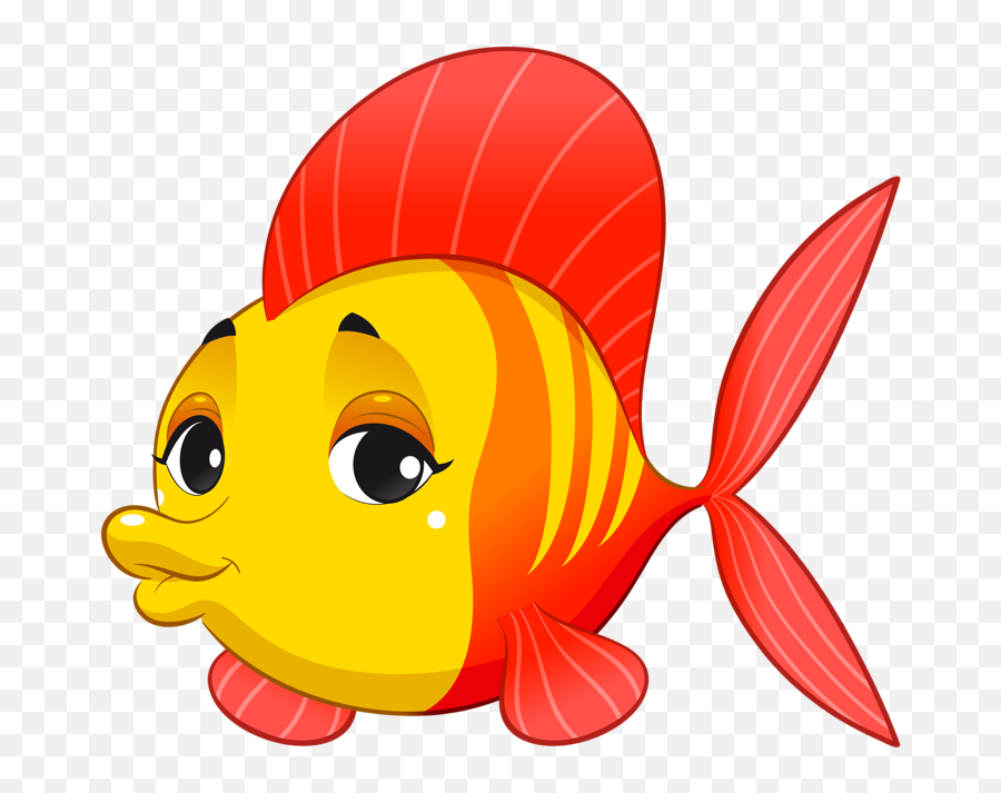 Download Painted Flower Pots Fish Swimming Ocean - Desenho De Peixe Colorido Png,Fish Swimming Png