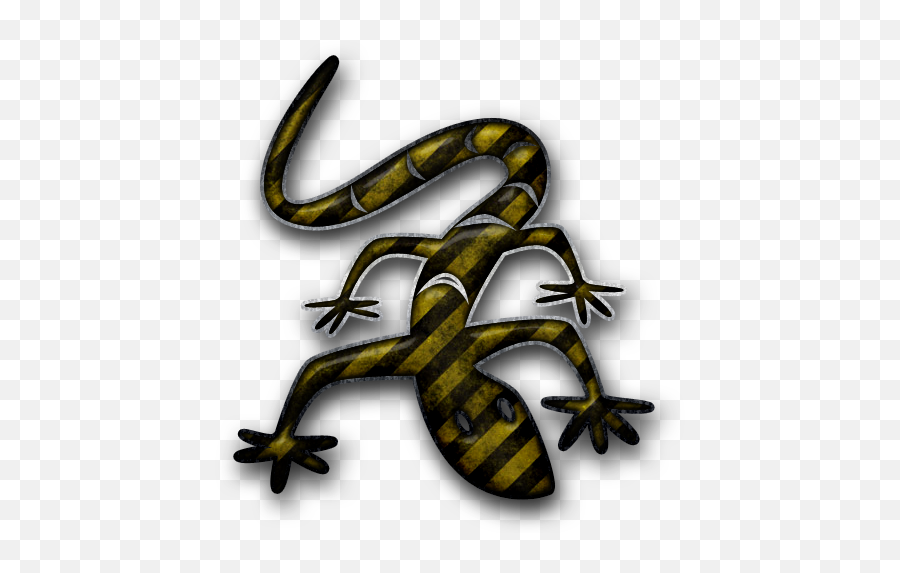 Download - Lizardpngtransparentimagestransparent Striped Reptile Yellow Black Png,Grunge Background Png