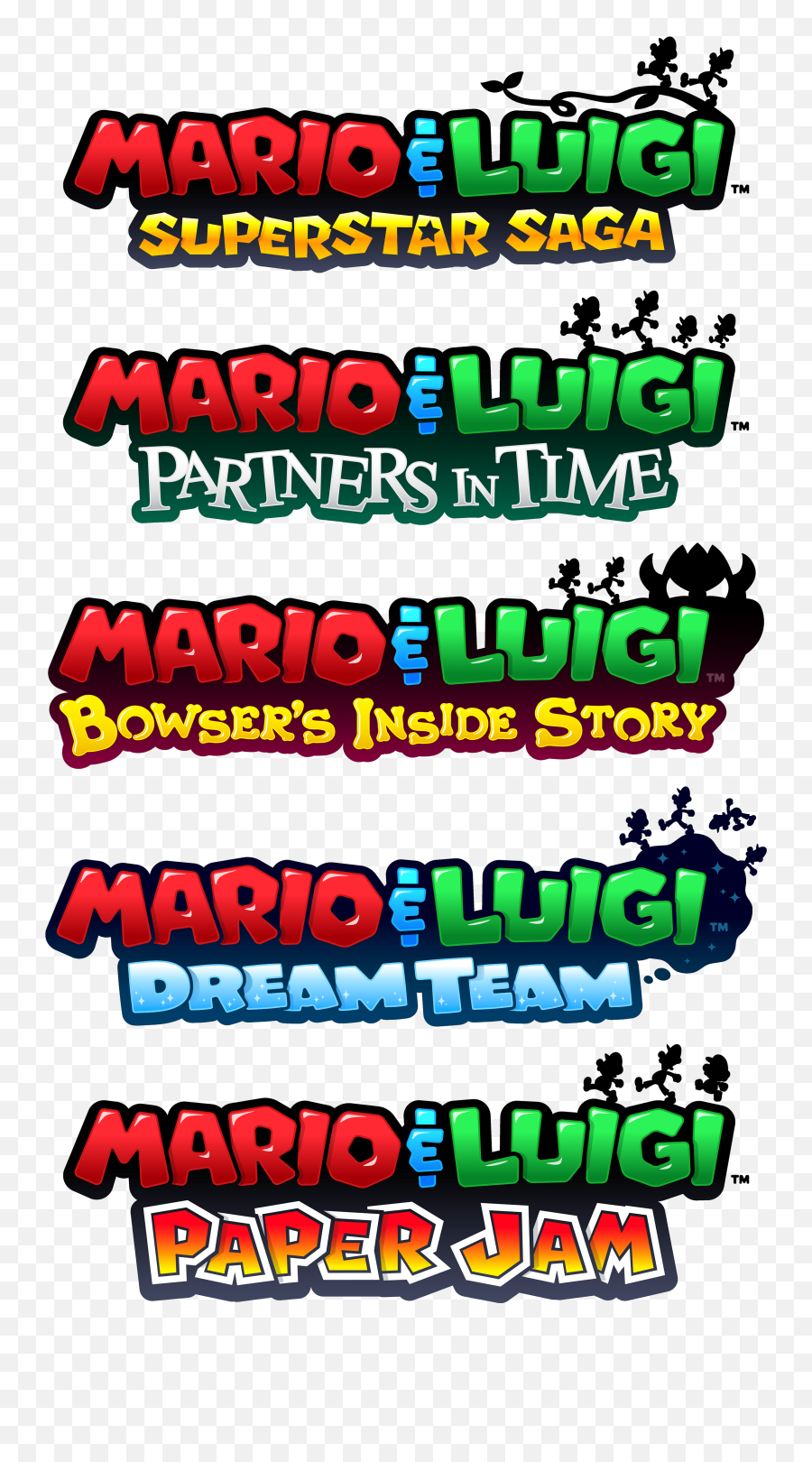 Logo - Mario U0026 Luigi Series Alts Fan Art On Behance Mario And Luigi Fan Logo Png,Assistance Icon Mario + Luigi Superstar Saga