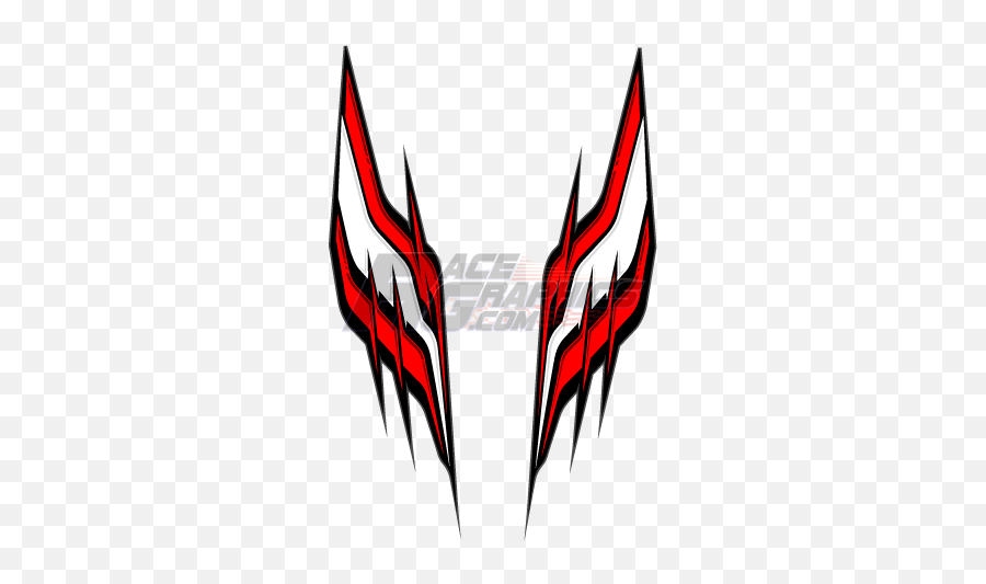 Jagged Red Vinyl Race Car Wrap - Hood Racegraphicscom Automotive Decal Png,Roblox Group Icon