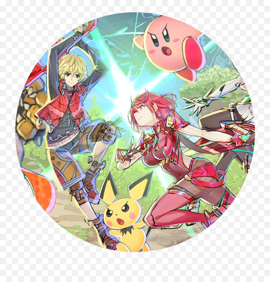 Out Of The Fight Super Smash Bros Ultimate U0026 Evo 2022 By - Pyra Mythra Smash Art Png,Smash Bros Ultimaate Final Destination Icon