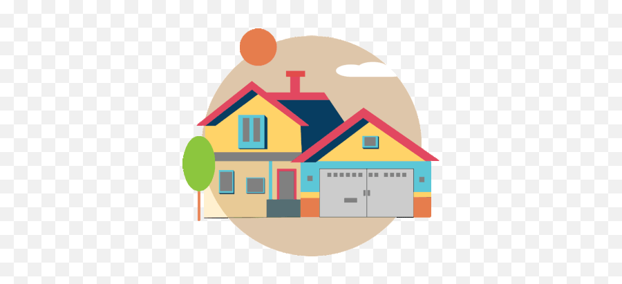 House Party Sticker - House House Party Cartoon Roof Shingle Png,Houseparty Icon