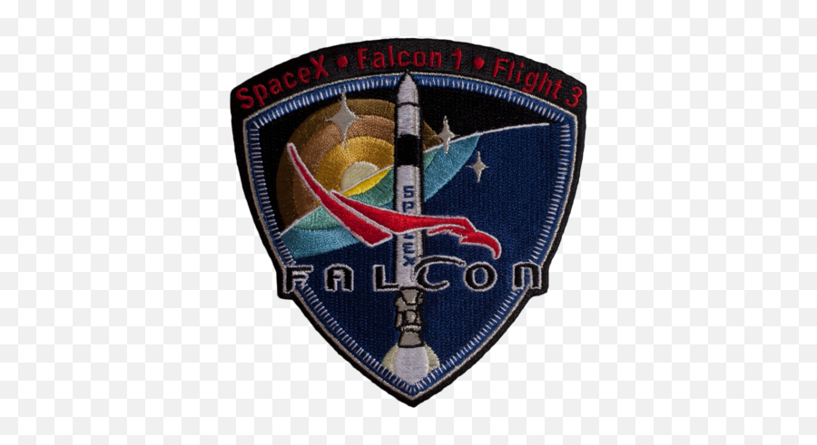 Download Spacex Mission Patch Falcon Flight - Mission Patch Emblem Png,Spacex Png