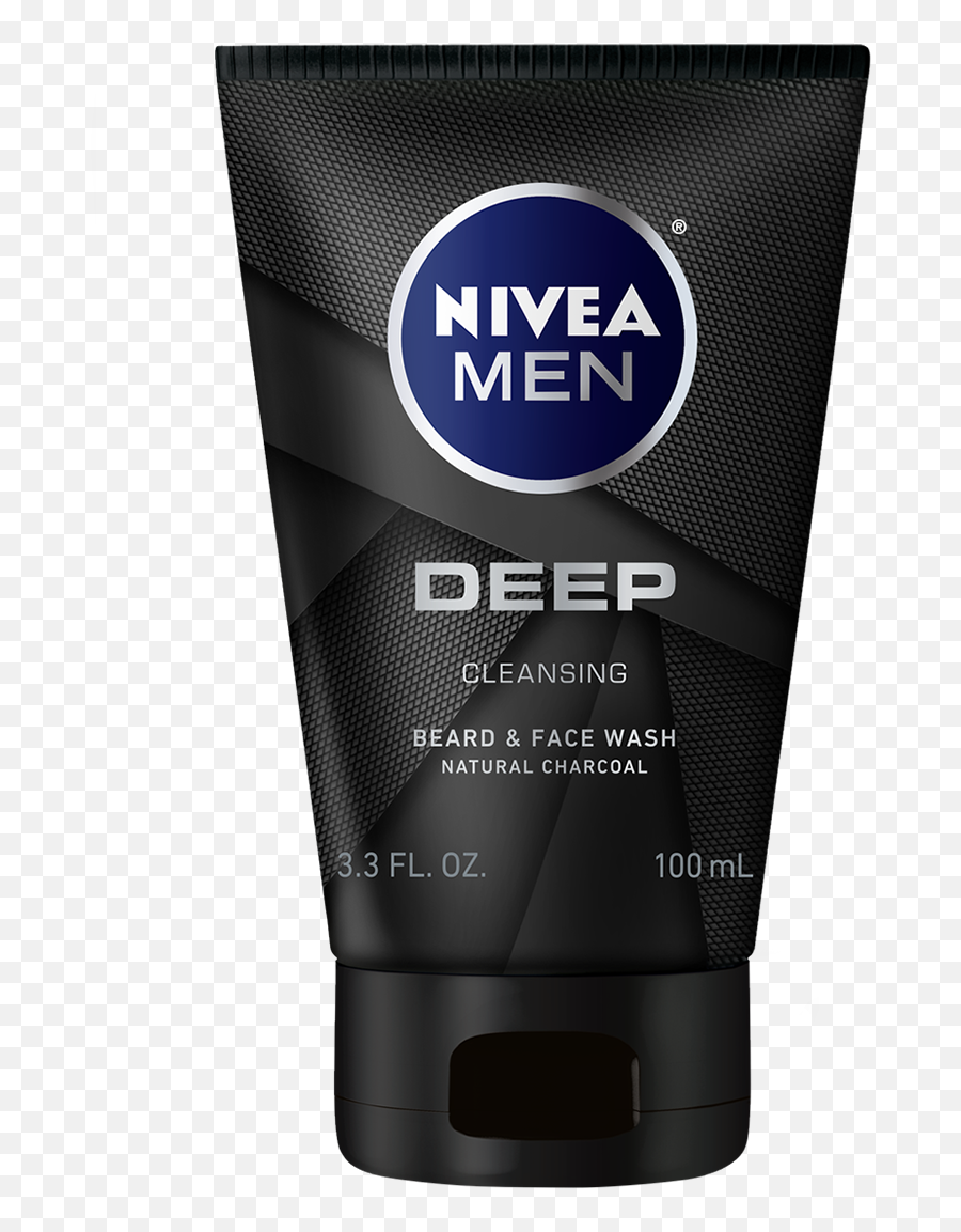 Deep Cleansing Beard U0026 Face Wash - Nivea Men Deep Bright Oil Clear Png,Beard Transparent