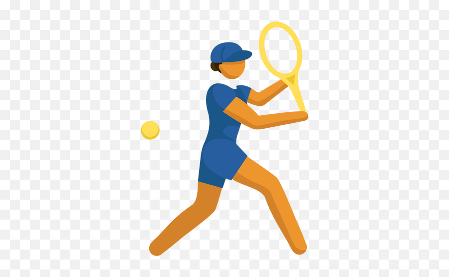 Olympic Sport Pictogram Tennis Flat Transparent Png U0026 Svg Vector - Pictograma De Tenis,Tennis Racket Icon