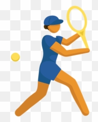 Olympic Sport Pictogram Tennis Flat Transparent Png U0026 Svg Vector - Pictograma De Tenis,Tennis Racket Icon