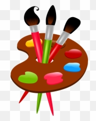 Download Paintbrush Art Color Wheel - Brush Clip png