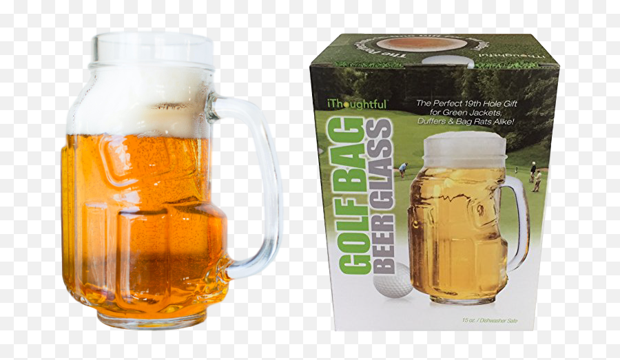 Golf Bag Beer Mug - Original U0026 Patented U2013 Golf Beer Mug Beer Glassware Png,Beer Glass Png