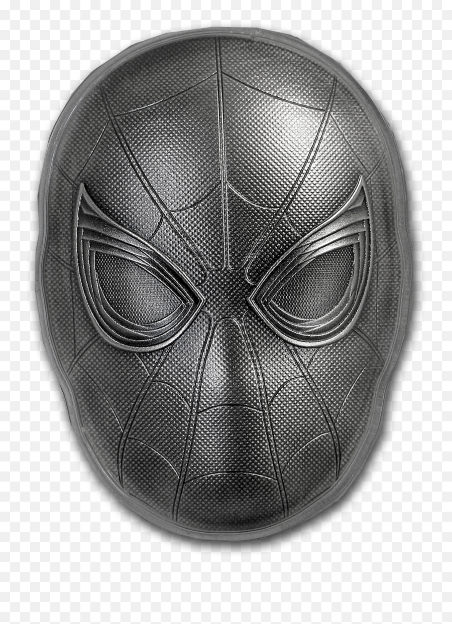 Details About 2019 Fiji 2 Oz Silver Marvel Icon Series Spiderman Mask - Sku191907 Png,Spiderman Mask Png