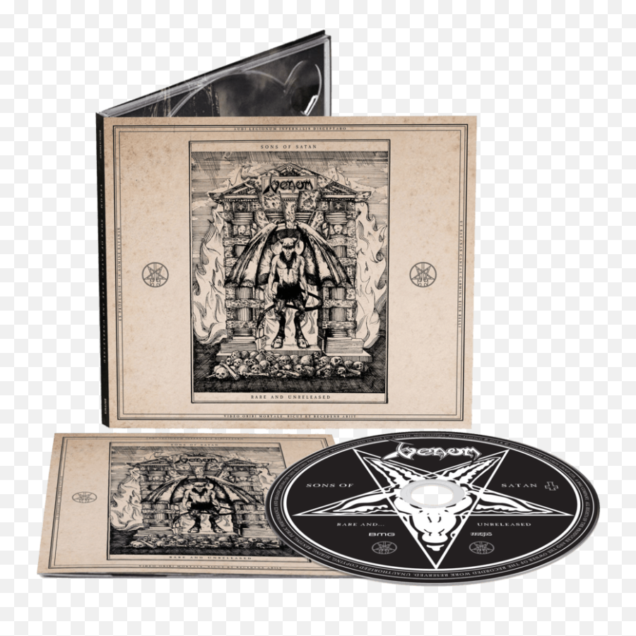 Sons Of Satan Cd Album - Venom Sons Of Satan Png,Satan Transparent
