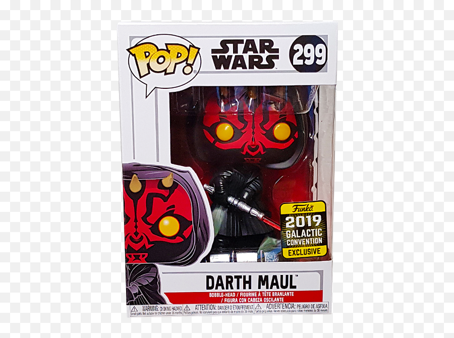 Galatic Convention 2019 Exclusive Funko Pop Darth Maul Star - Funko Darth Vader Electrocuted Glow Png,Darth Maul Png