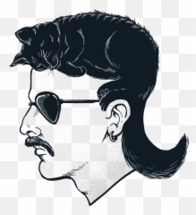Download Mullet Drawing - Mullet Drawing Png,Mullet Png