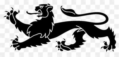 Lion Heraldic Animal Emblem - Free vector graphic Pixabay Black Png