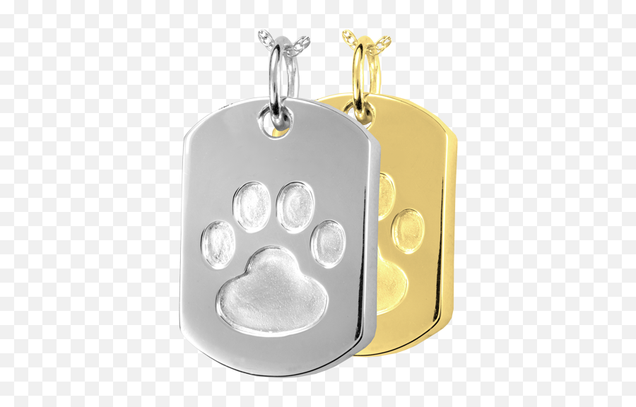 Paw Print Dog Tag - Jewellery Png,Paw Print Png